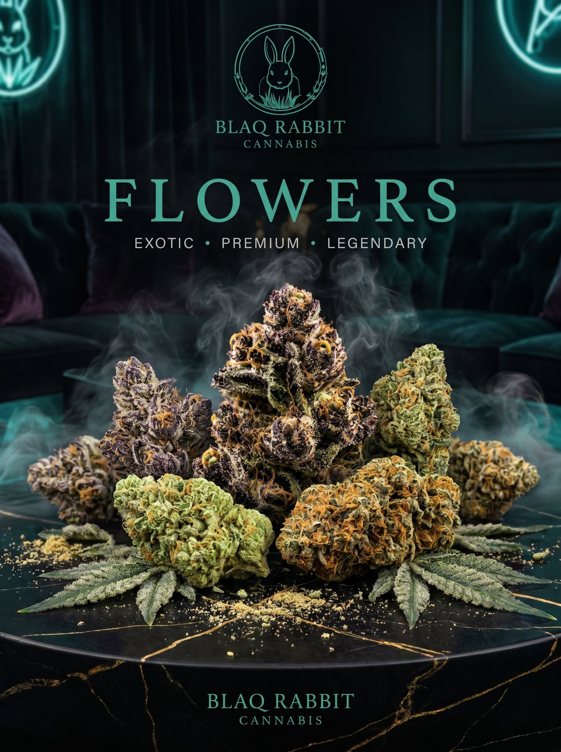 Blaq Rabbit Premium Flower